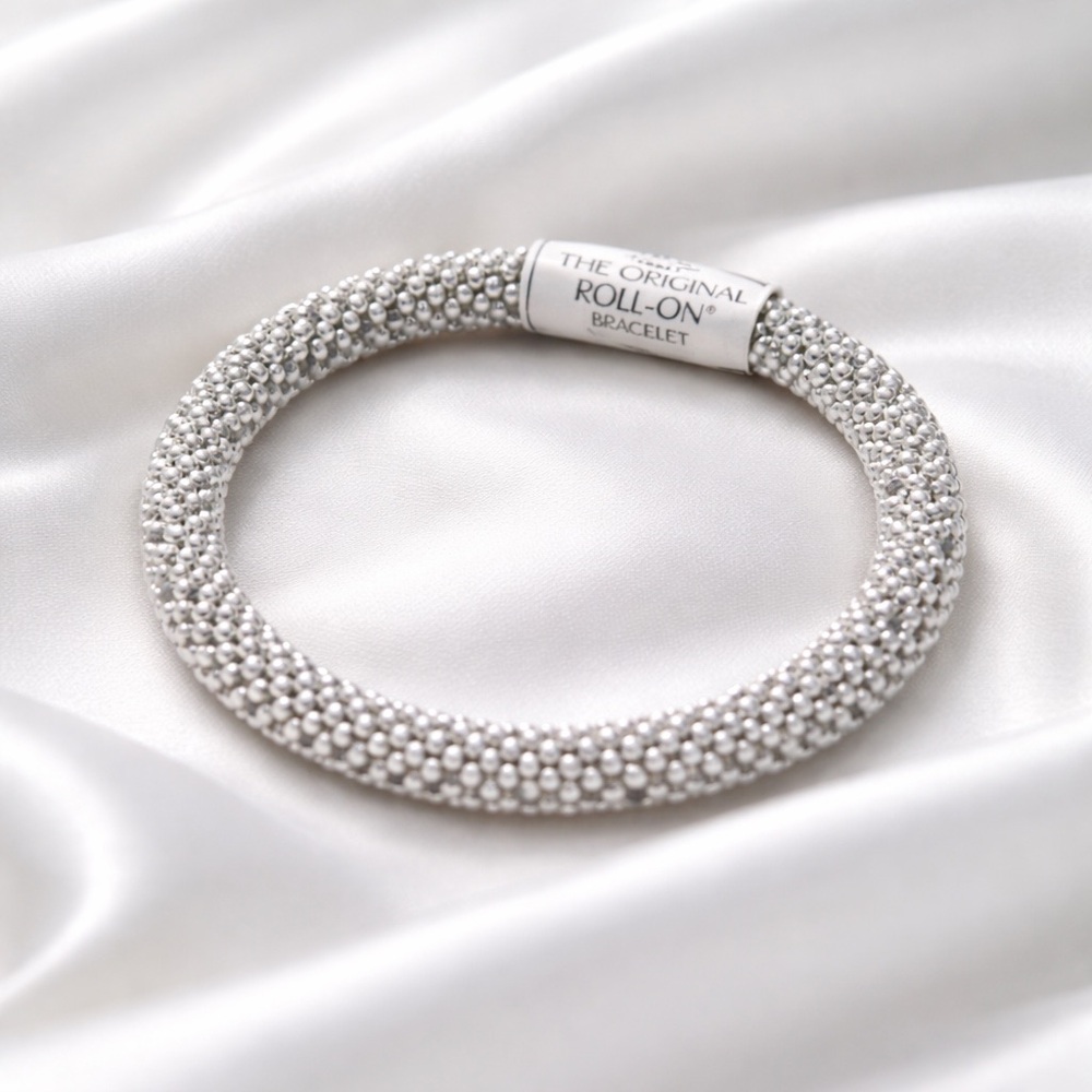 Roll-On Bracelet - Silver Sparkle Women's Bracelet